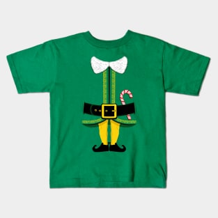 Mini Elf Yourself - Funny Christmas Elf Costume T-Shirt Kids T-Shirt